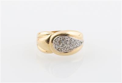 Brillant Ring zus. ca. 0,20 ct - Klenoty