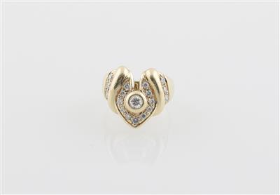 Brillantring zus. ca. 0,60 ct - Schmuck