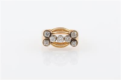 Brillantring zus. ca. 0,90 ct - Klenoty