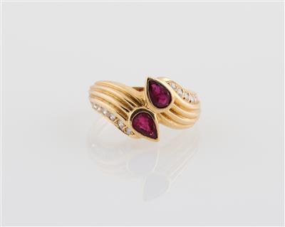 Brillant Rubinring - Exquisite jewellery