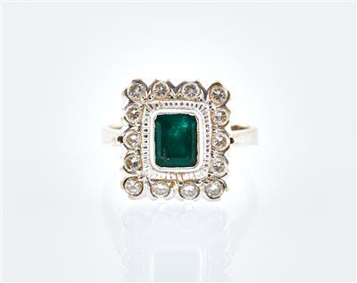 Brillant Smaragd Ring - Exquisite jewellery