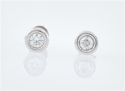 Brillant Solitär Ohrstecker zus. ca. 0,25 ct - Exquisite jewellery