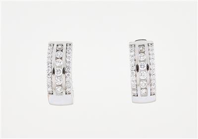 Brillantohrringe zus. ca. 0,50 ct - Exquisite jewellery