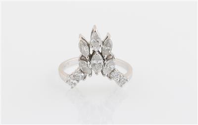 Diamantring zus. ca. 0,35 ct - Exquisite jewellery