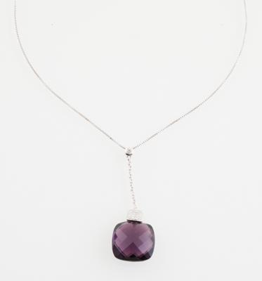 Brillant Amethyst Collier - Schmuck