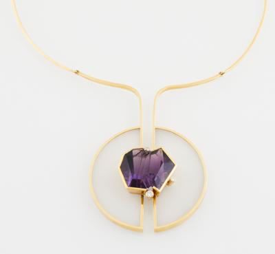 Brillant Amethyst Collier - Gioielli