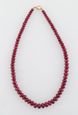 Collier mit behandelten Rubinen - Jewellery