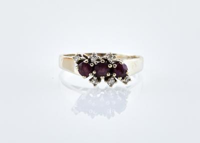 Diamant Rubin Ring - Jewellery