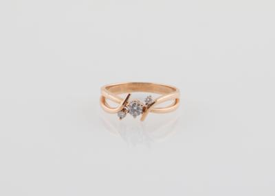 Brillantring zus. ca. 0,23 ct - Klenoty