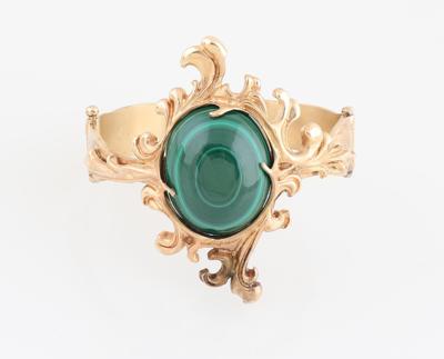 Rene Marcel Riviere Malachit Armreif Serie Korona - Jewellery