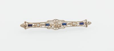 Altschliffdiamant Brosche zus. ca. 0,15 ct - Jewellery
