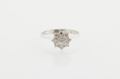 Brillantring zus. ca. 0,90 ct - Klenoty