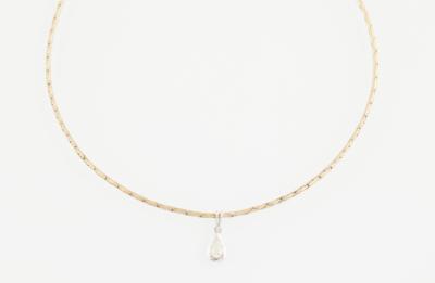 Diamant Solitär Collier ca. 0,30 ct - Klenoty