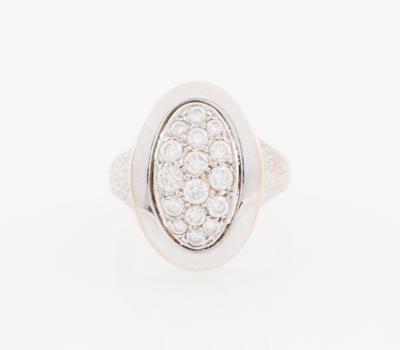 Brillantring zus. ca. 0,80 ct - Klenoty