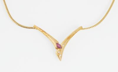 Brillant Rubincollier - Jewellery