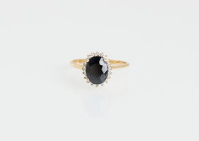 Diamant Saphir Ring - Jewellery