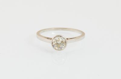 Altschliffbrillant Solitär Ring ca. 0,80 ct - Schmuck