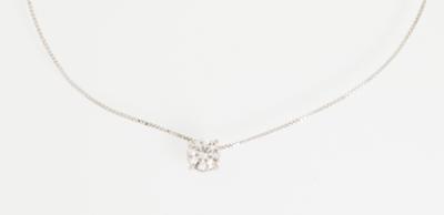 Brillant Solitär Collier ca. 0,80 ct - Schmuck