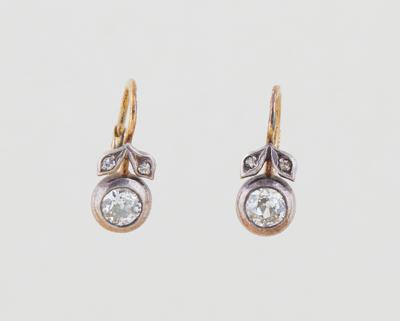 Diamant Ohrringe zus. ca. 0,70 ct - Jewelry