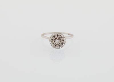 Brillant Diamantring zus. ca. 0,65 ct - Klenoty