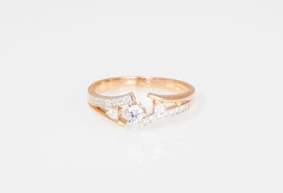 Brillantring zus. ca. 0,23 ct - Klenoty