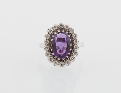 Brillant Amethystring - Schmuck