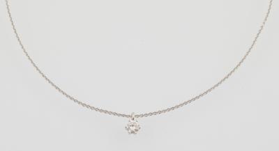 Brillantsolitär Collier ca. 0,25 ct - Schmuck