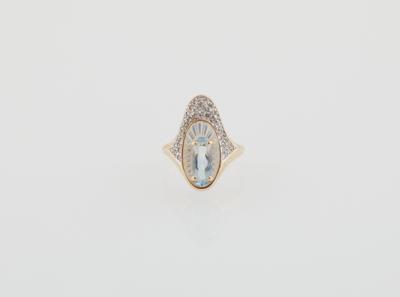Diamant Topasring - Schmuck