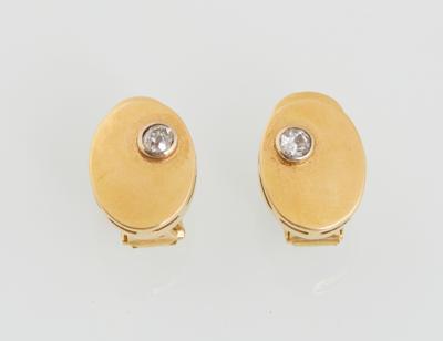 Diamantohrclips zus. ca.0,25 ct - Jewellery