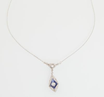 Altschliffdiamant Collier zus. ca. 0,25 ct - Schmuck