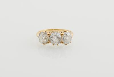 Altschliffdiamant Ring zus. ca. 2,40 ct - Gioielli