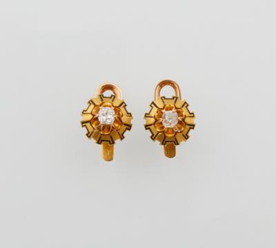 Zwei Altschliffdiamantknöpfe zus. ca. 0,20 ct - Jewellery