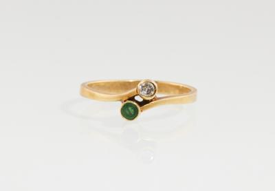 Brillant Smaragd Ring - Gioielli