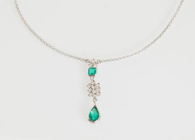 Brillant Smaragd Collier - Gioielli