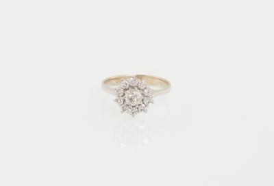 Diamant Brillant Ring zus. ca. 0,90 ct - Jewellery