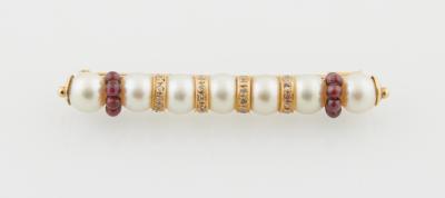 Diamant Kulturperlen Brosche - Jewellery