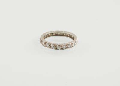 Brillant Memoryring zus. ca. 0,80 ct - Gioielli