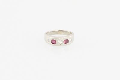 Brillant Rubin Ring - Schmuck