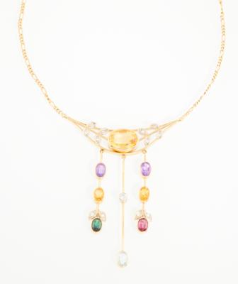 Brillant Schmuckstein Collier - Jewellery