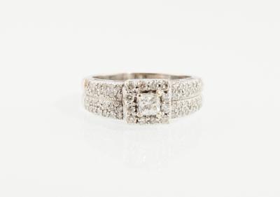 Brillant Diamantring zus. ca. 0,80 ct - Gioielli