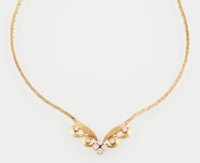 Brillantcollier zus. ca. 0,61 ct - Gioielli