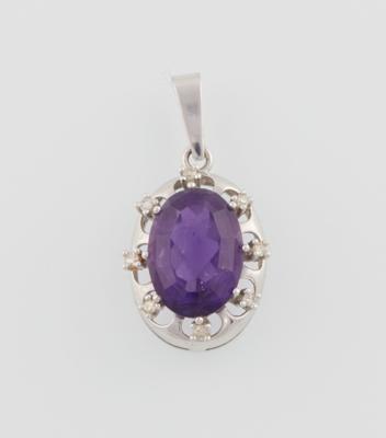 Diamant Amethystanhänger - Gioielli