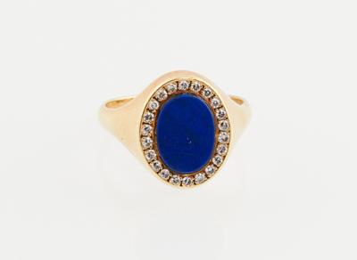 Diamant Lapislazuli Ring - Klenoty