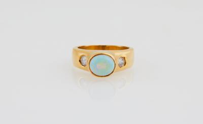 Opal Brillantring - Klenoty