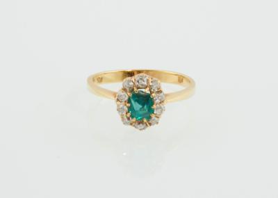 Altschliffdiamant Ring zus. ca. 0,50 ct - Gioielli