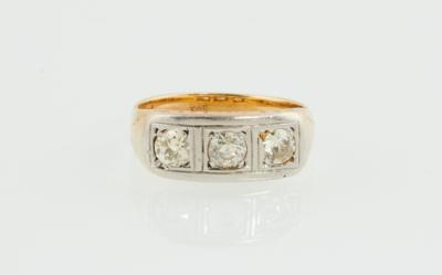 Altschliffdiamant Ring zus. ca. 0,65 ct - Jewellery