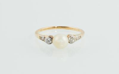 Brillant Diamant Kulturperlen Ring - Jewellery