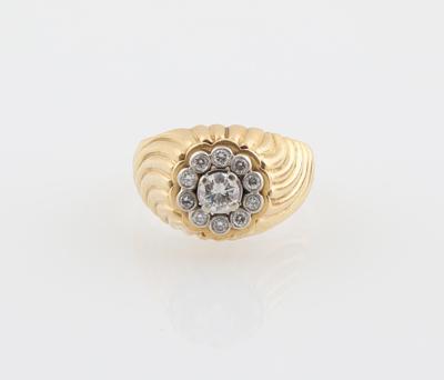 Brillantring zus. ca. 0,60 ct - Klenoty