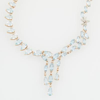 Aquamarin Collier zus. ca.72 ct - Mother's Day Auction Jewellery