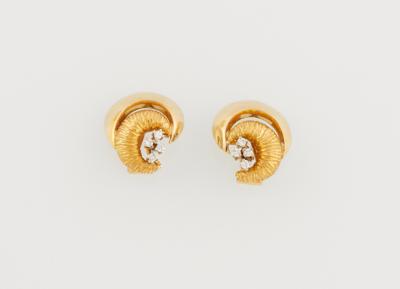 Brillant Ohrclips zus. ca. 0,40 ct - Mother's Day Auction Jewellery